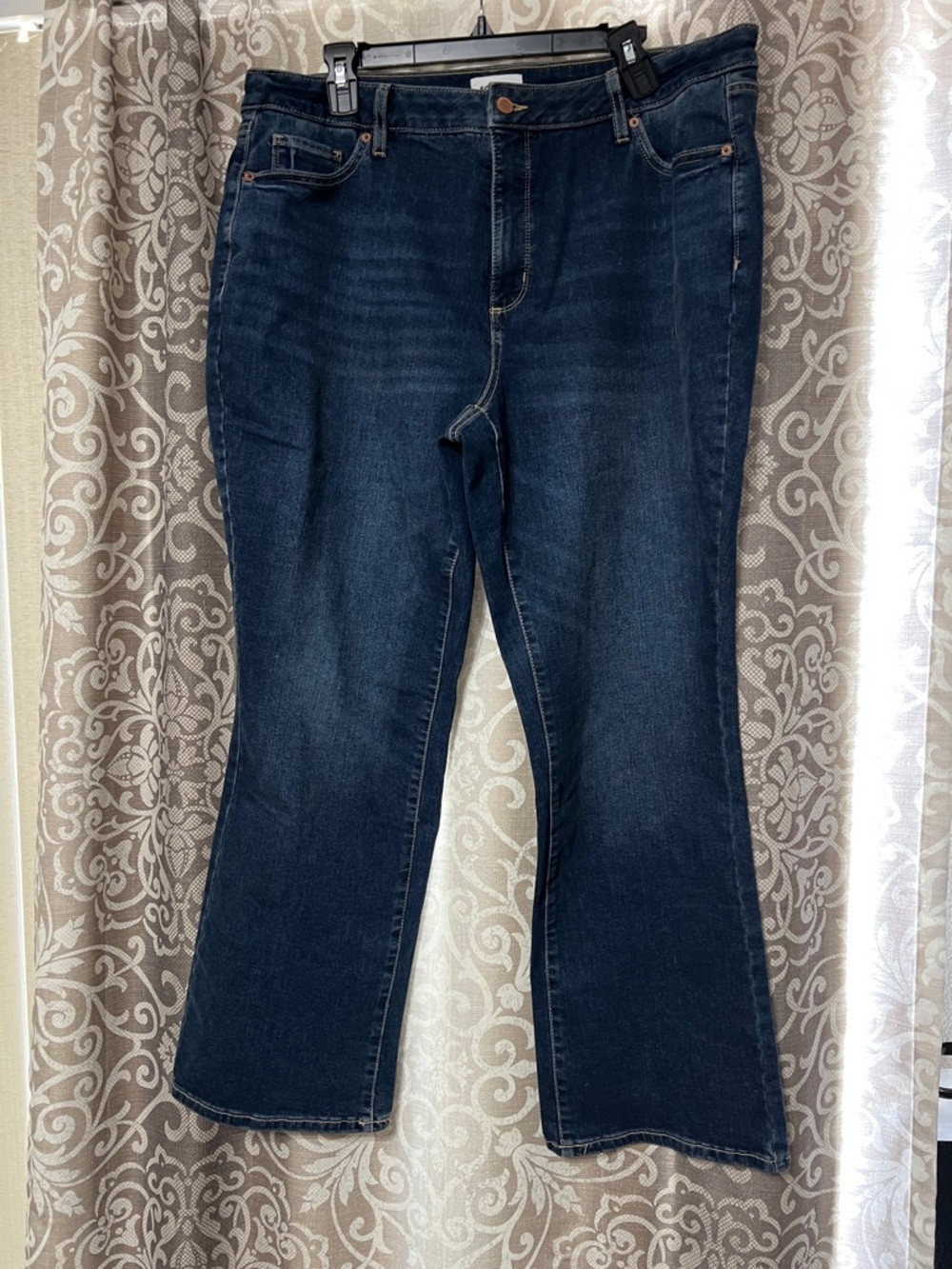 Sonoma Dark Blue Flare Jeans